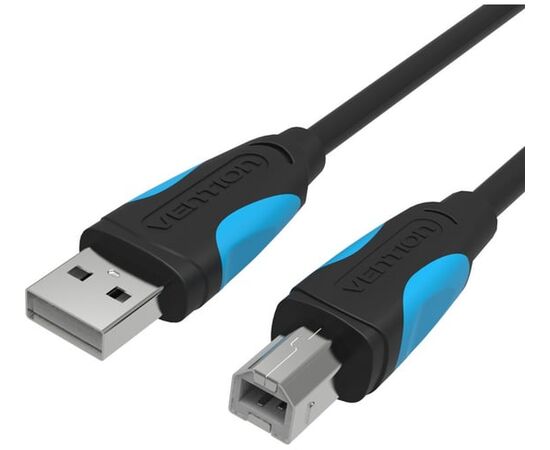  Кабель Vention VAS-A16-B100 USB 2.0 AM/BM 1м черный 