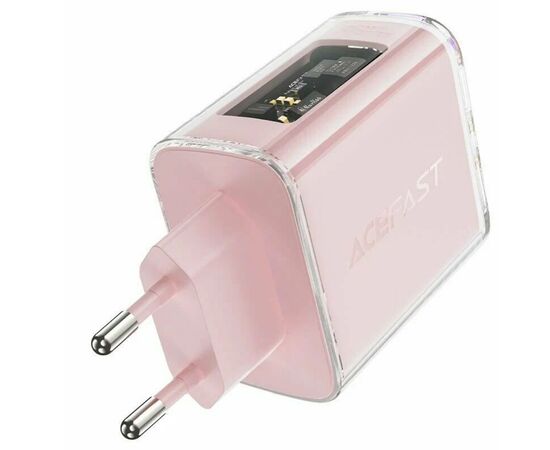  СЗУ ACEFAST A45 Exploration series PD65W GaN 2*USB-C+USB-A (Cherry blossom) 