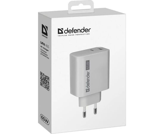  Зарядное устройство DEFENDER UPA-165 USB A+C 65W 83582 