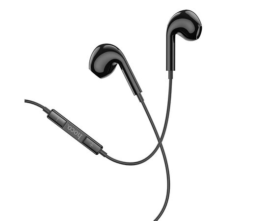  Проводные наушники с микрофоном вкладыши Hoco M101 Max Crystal Jack 3,5  (black) (235087) 