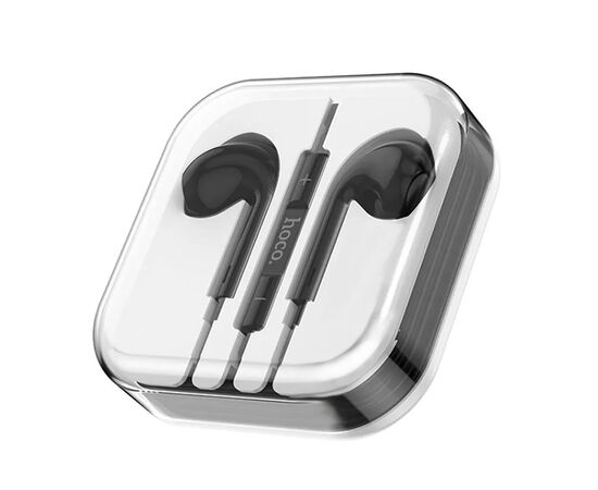  Проводные наушники с микрофоном вкладыши Hoco M101 Max Crystal Jack 3,5  (black) (235087) 