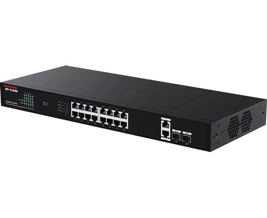  Коммутатор IP-COM G1120P-16-150W 18GE+2SFP Ethernet Unmanaged Switch With 16-Port PoE 