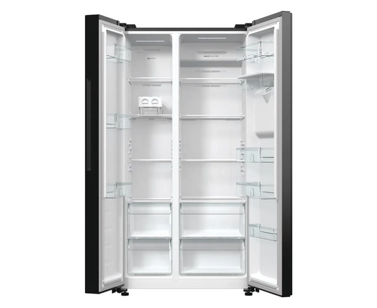  Холодильник Gorenje NRR9185EABXLWD черный матовый 
