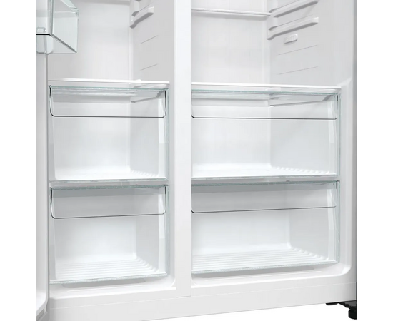  Холодильник Gorenje NRR9185EABXLWD черный матовый 