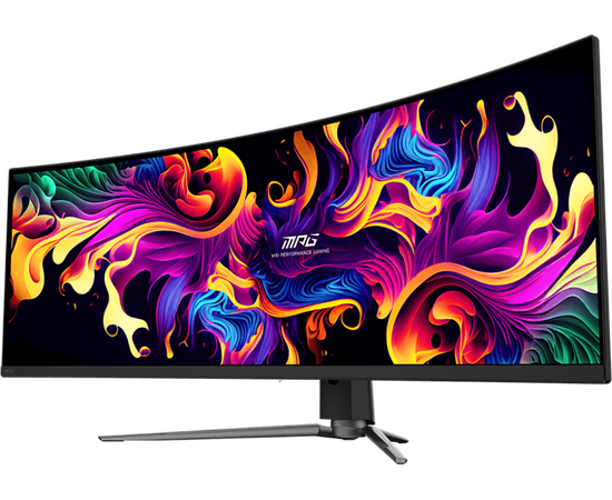  Монитор MSI MPG 491CQP QD-OLED (9S6-3FA84T-010) черный OLED LED 32:9 HDMI M/M матовая HAS Piv 1500000:1 1000cd 178гр/178гр 5120x1440 144Hz DP FHD USB 