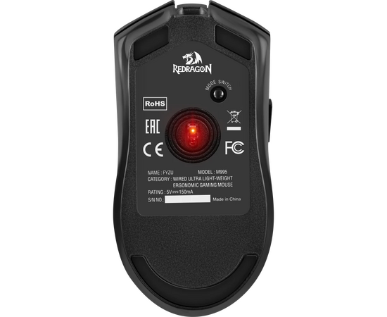  Мышь проводная игровая REDRAGON Fyzu, черная 