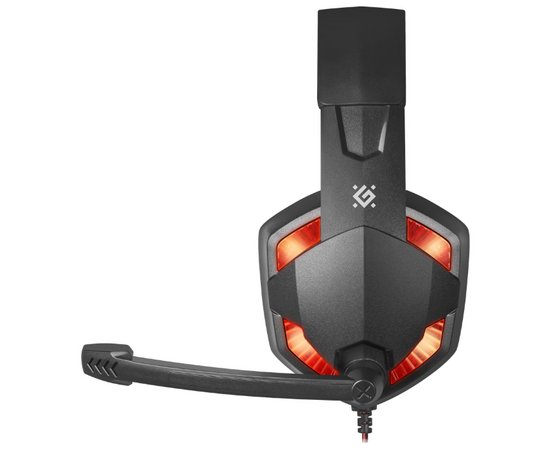  Наушники DEFENDER Warhead G-370 Black/Red 64037 
