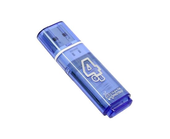  USB-флешка Smartbuy 4Gb Glossy series Blue (SB4GBGS-B) 