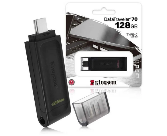  USB-флешка Kingston DT70/128GB DataTraveler 70 128GB USB 3.2 Gen 1 