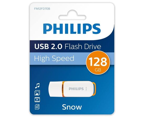  USB-флешка PHILIPS FM12FD70B/97 128GB Snow2.0 128GB, USB 2.0 