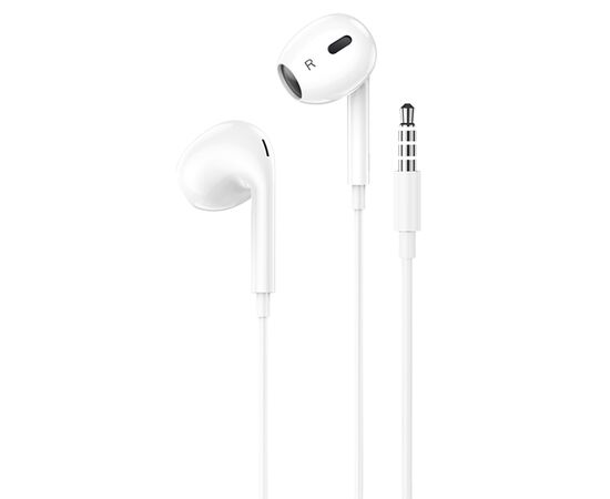  Проводные наушники с микрофоном вкладыши Hoco M101 Max Crystal Jack 3,5  (white) (235088) 