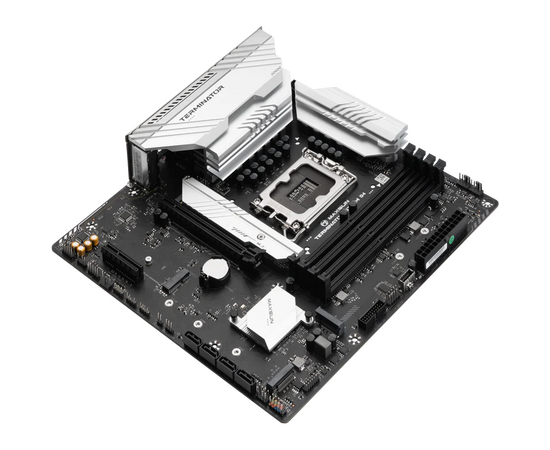  MB s1700 Maxsun MS-Terminator B760M D4 (6940709699386), 4*DDR4, 1*PCIEx16, 1*PCIEx4, 3*M.2, 1*TypeC, 4*USB3.2Gen1, 8*USB2.0, 4*SATA3.0, 2.5G, DP, HDMI, M-ATX, RTL 