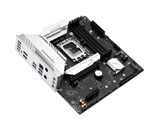  MB s1700 Maxsun MS-Terminator B760M D4 (6940709699386), 4*DDR4, 1*PCIEx16, 1*PCIEx4, 3*M.2, 1*TypeC, 4*USB3.2Gen1, 8*USB2.0, 4*SATA3.0, 2.5G, DP, HDMI, M-ATX, RTL 