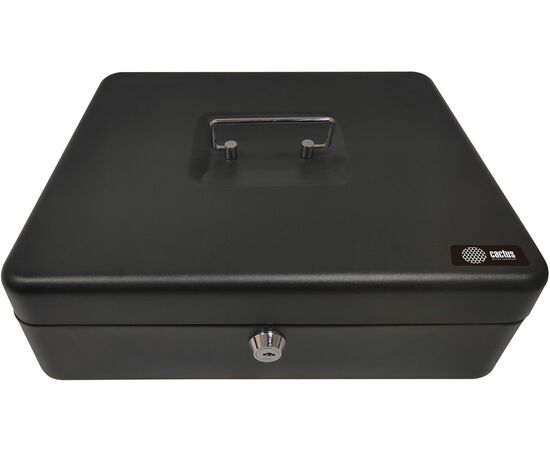  Ящик для денег Cactus CS-CB-004 90x300x240 графитовый 