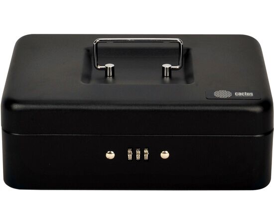  Ящик для денег без номинала Cactus CS-DCB-003 90x250x180 графитовый сталь 1.13кг 