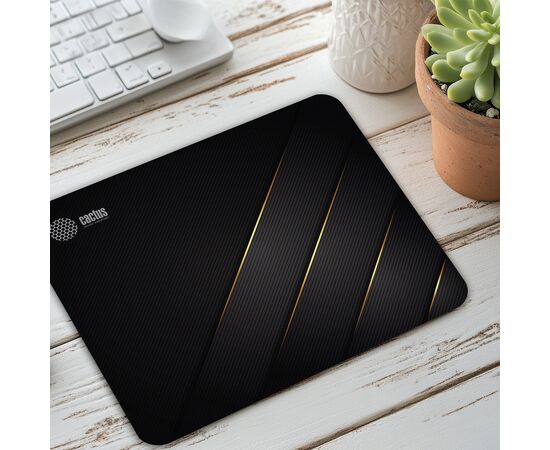  Коврик для мыши Cactus CS-MPC-P04M Gold Geometry 300x250x2мм 