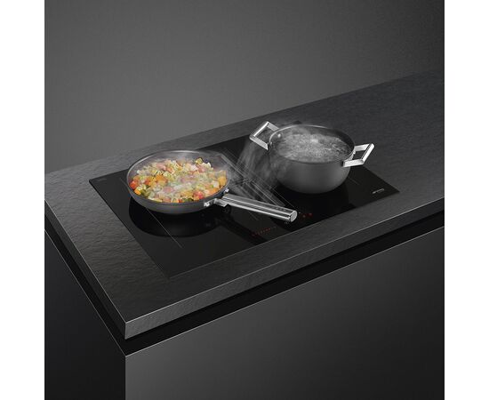  Варочная поверхность со встроенной вытяжкой Smeg HOBD472D2 