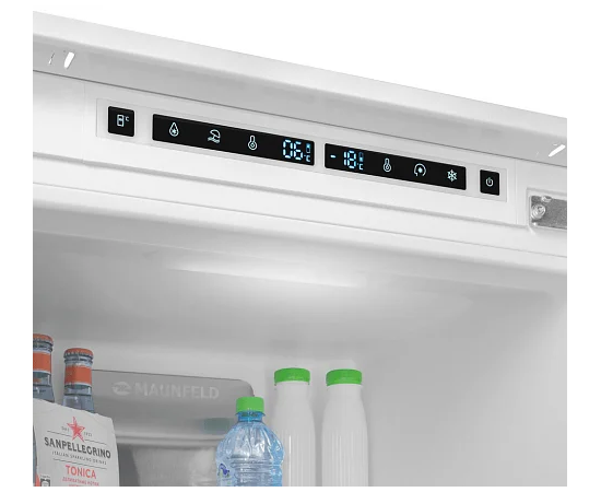  Встраиваемый холодильник-морозильник MAUNFELD MBF193NFWGR Inverter 