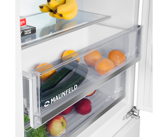  Встраиваемый холодильник MAUNFELD MBF19369NFWGR Lux Inverter 