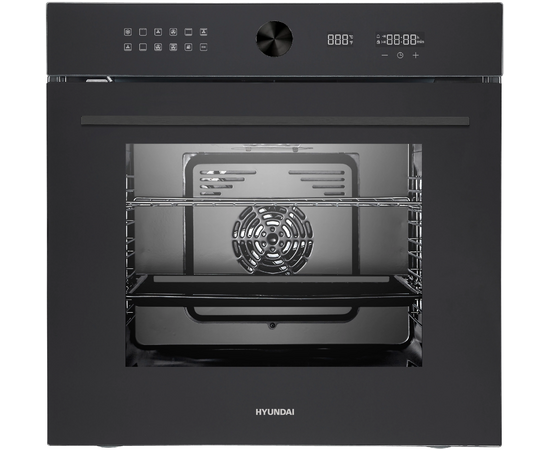  Духовой шкаф электрический Hyundai HEO 6745 BG черное стекло 