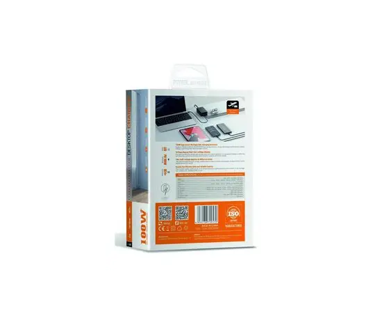  LDNIO A4809C/ Сетевое ЗУ GaN + LED дисплей/ PD+PPS+SCP+QC 4+/ 4 USB/ Выход: 3.3-20V, max 100W/ Black 