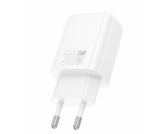  Сетевой Адаптер HOCO N63 Gental PD30W+QC3.0 charger(EU) White 