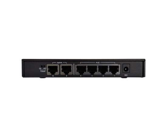  Коммутатор ORIGO OS1206P/A1A 4x100Base-TX PoE+, 2x100Base-TX 