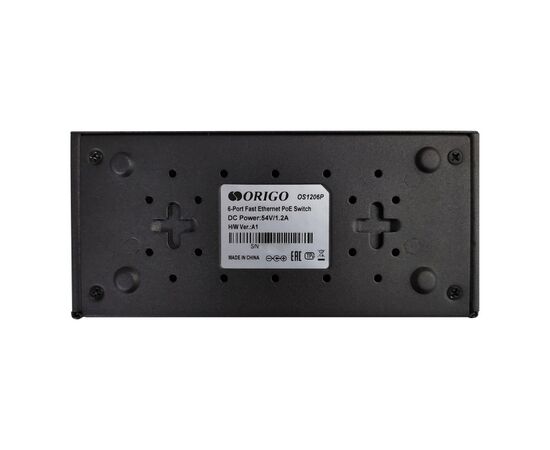  Коммутатор ORIGO OS1206P/A1A 4x100Base-TX PoE+, 2x100Base-TX 