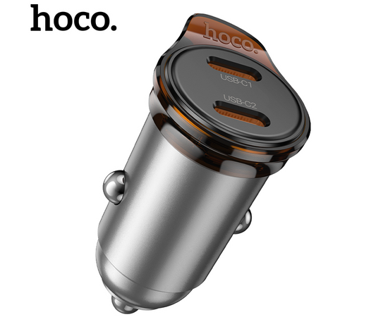  АЗУ Hoco NZ16 Rigorous single port PD30W car charger set(C to iP) 