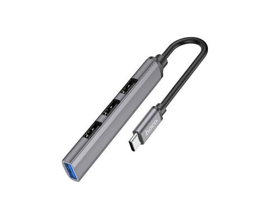  Переходник Hoco HB26 4 in 1 adapter(Type-C to USB3.0+USB2.0*3) 