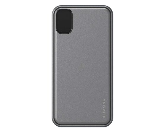  Внешний аккумулятор Breaking P216, 2USB-A + USB-C, 10 000 mAh, 3.0A, 22.5W, PD, LED (Графит) 