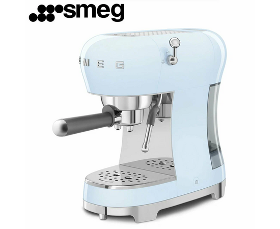  Кофемашина-эспрессо SMEG ECF02PBEU пастельный голубой 