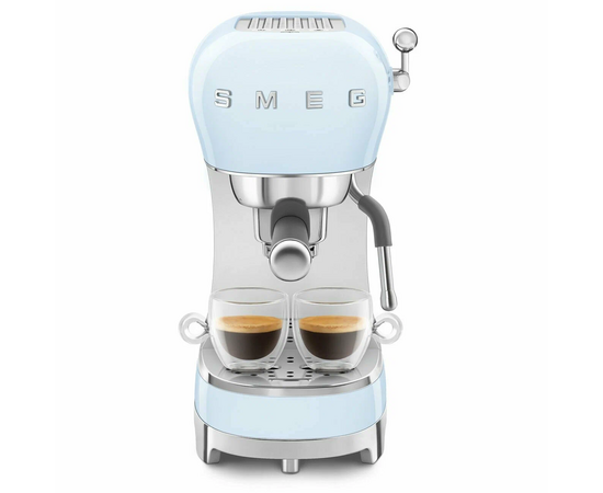  Кофемашина-эспрессо SMEG ECF02PBEU пастельный голубой 