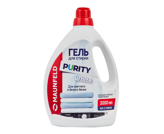  Гель для стирки Maunfeld MWL3000PW Purity White 3000мл 