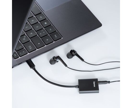  Разветвитель USB 2.0 Hama 1порт. черный (00135748) 