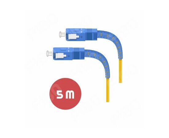  Патч-корд Maxonice MN-PC-SU-SU-SMS3L-5m 5 м, желтый 