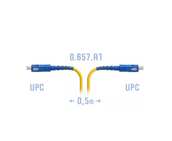  Патч-корд Maxonice MN-PC-SU-SU-SMS3L-5m 5 м, желтый 