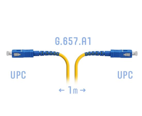  Патч-корд Maxonice MN-PC-SU-SU-SMS3L-5m 5 м, желтый 