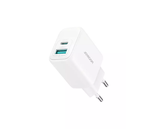  Сетевой адаптер JOYROOM JR-TCF21 20W Dual-Port (A+C) Charger - White (EU) 