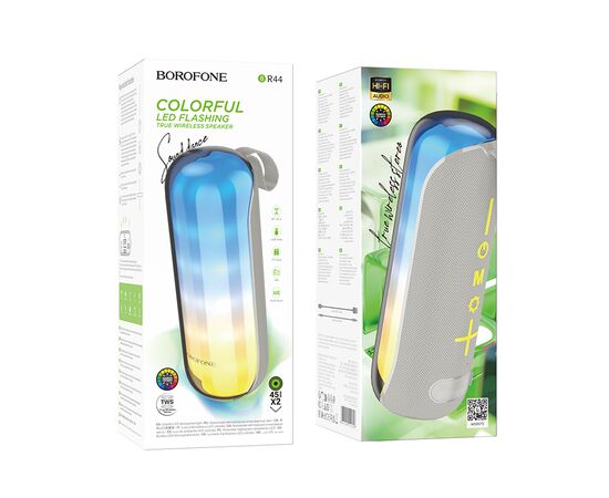  Колонка Bluetooth 5.4 2*5W 1200mAh Borofone BR44 (Grey) 