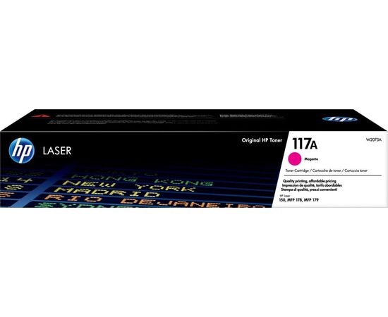  Картридж лазерный HP 117 W2073A пурпурный (700стр.) для HP Laser 150/MFP 178/179 