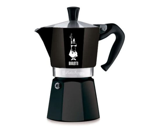  Кофеварка Bialetti Moka Express 0.27л алюминий черный (4953) 