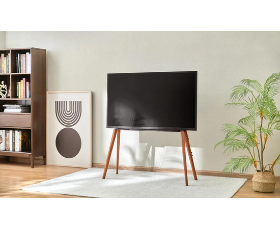  Подставка для телевизора Cactus CS-ST3646BKWN черный/орех 49"-75" макс.40кг напольный 