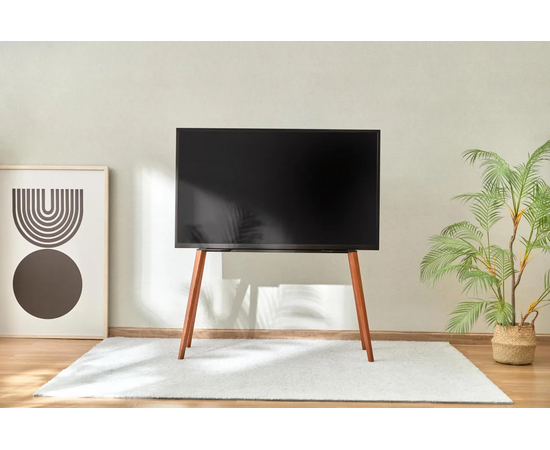  Подставка для телевизора Cactus CS-ST3646BKWN черный/орех 49"-75" макс.40кг напольный 
