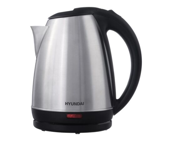  Чайник электрический Hyundai HYK-S1030 серебристый матовый/черный 