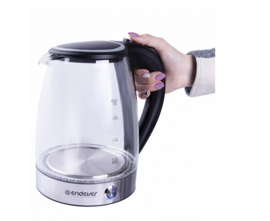  Чайник Endever Skyline KR-345G, стальной/черный 