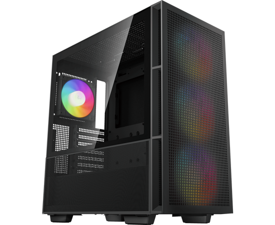  Корпус DeepCool CH560 Black (R-CH560-BKAPE4-G-1) (ATX, без БП, 2хUSB, с окном) 