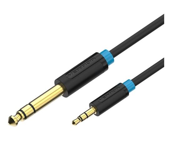  Кабель аудио Vention BABBJ Jack 6,5 mm M/3,5 M 5м 