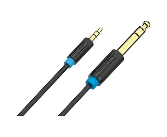  Кабель аудио Vention BABBJ Jack 6,5 mm M/3,5 M 5м 