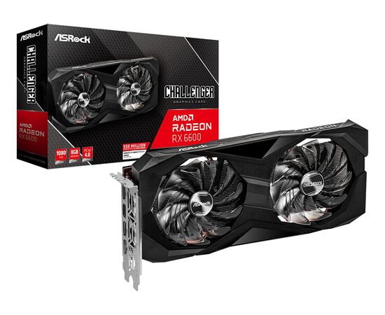  Видеокарта ASRock RX6600 Challenger D 8GB (RX6600 CLD 8G) 